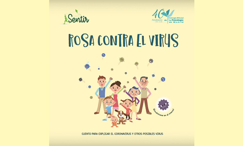 Rosa contra el virus- Colegio Oficial de la psicología de madrid