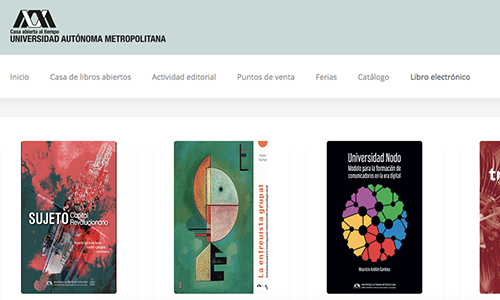 Universidad Autónoma Metropolitana, Libros electrónicos 